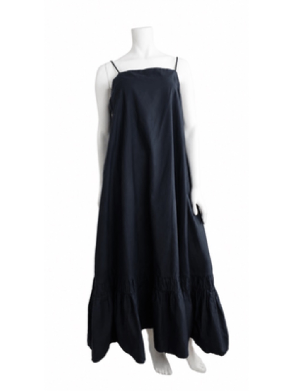 Maeve Anthropologie Tiered Skirt Skinny Strap Tank Long Maxi Tent Dress Cotton